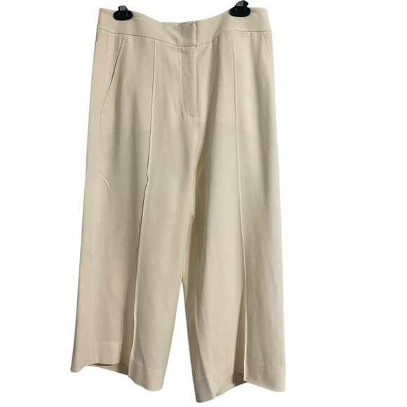 *A.L.C. Cropped Pants Ivory Wide Leg size 6 - Picture 1 of 13